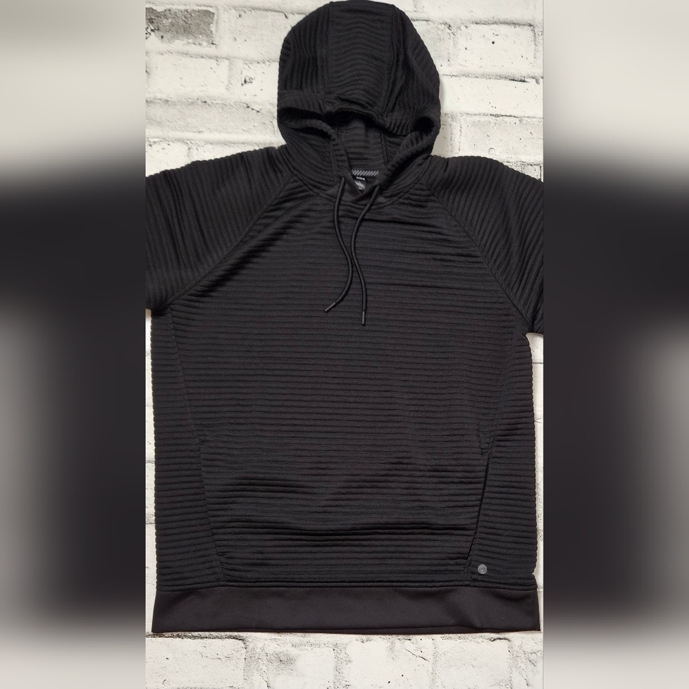 Apana Men's Black Ottoman Pullover Hoodie - Picture 6 of 11